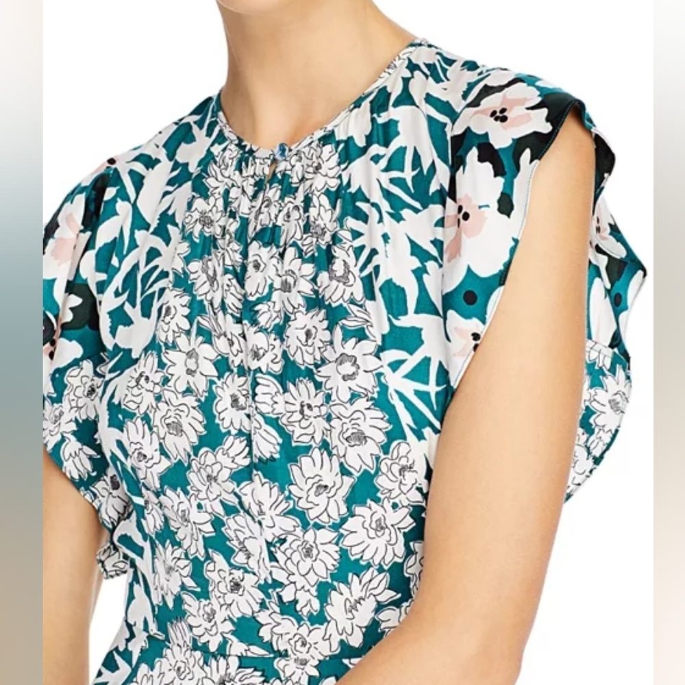 Rebecca TaylorSerene Flowers Patchwork Dress - Picture 3 of 13